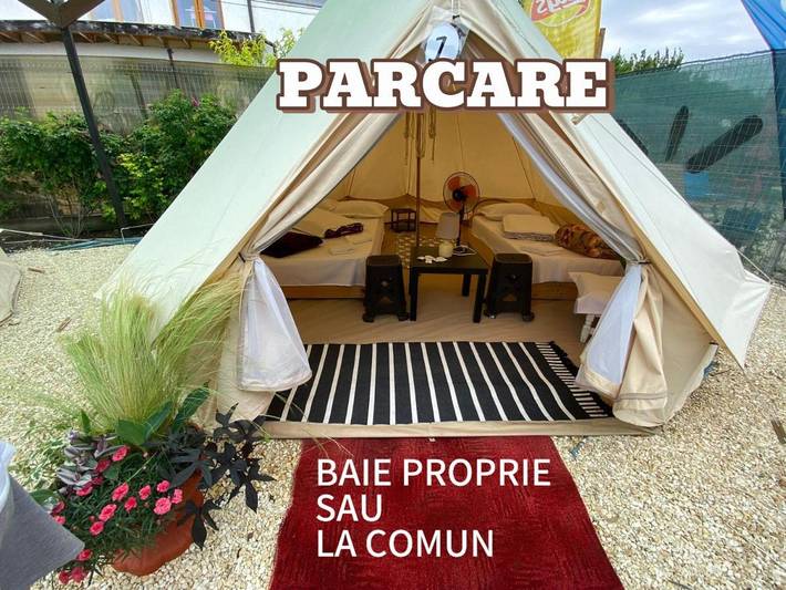 Camping para 3 personas, con jardín en Rumania