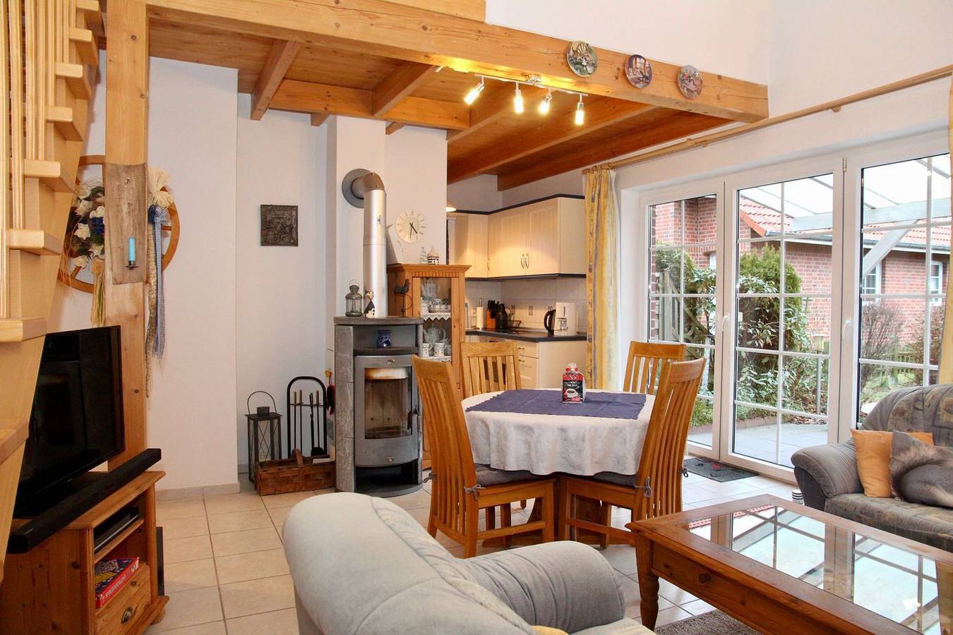 Freistehendes Ferienhaus in Norden mit Garten, Kaminofen & Terrasse in Norden, Norden und Umgebung