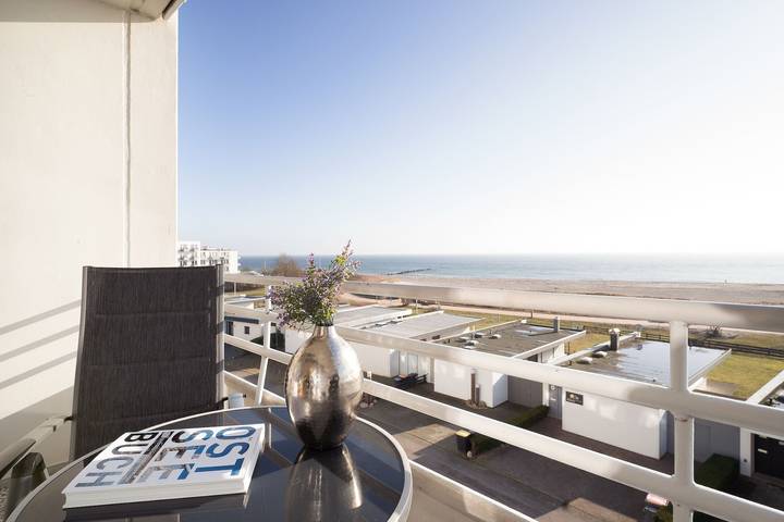 Ferieleilighet for 3 personer, med balkong, dyr tillatt i Fehmarn