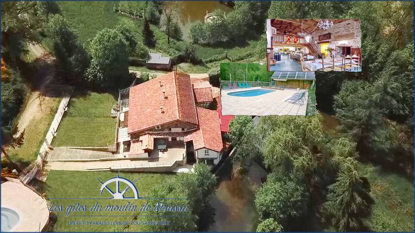 Maison de vacances pour 15 personnes, avec Terrasse ainsi que Jardin et Piscine dans le Tarn