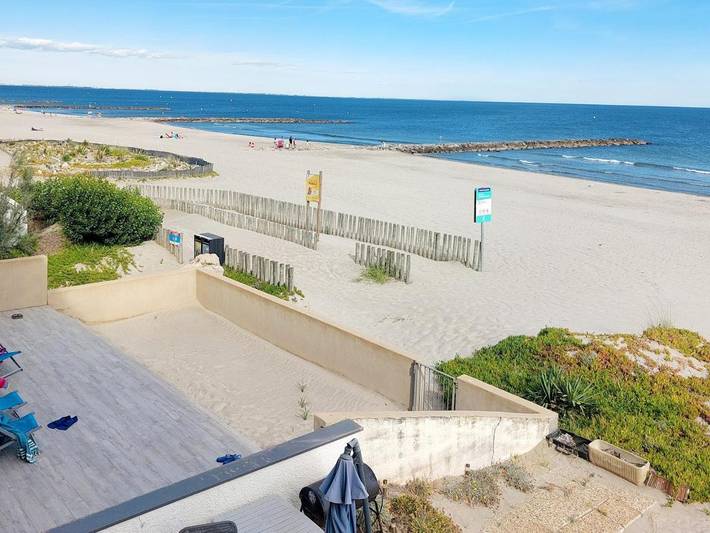 Gîte pour 4 personnes, avec terrasse et vue, animaux acceptés dans Plage Du Petit Travers Carnon Plage - 4