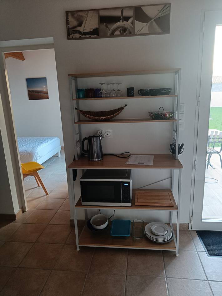 Chambre d'hôte - La Barjuline: Estudio para 4 personas con piscina compartida in La Brée-les-Bains, Côte de Beauté