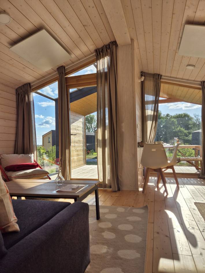 Ferienhaus für 4 Personen, mit Garten und Balkon, kinderfreundlich