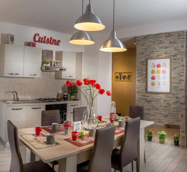 Chambre d’hôte pour 3 personnes, avec Balcon et Terrasse ainsi que Jardin et Vue à Nissoria