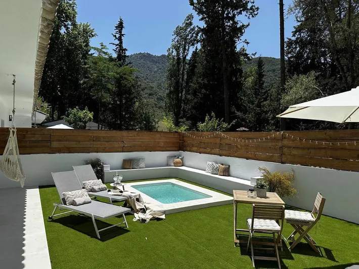 Apartamento de vacaciones para 2 personas, con terraza y jardín además de jacuzzi y piscina - 1