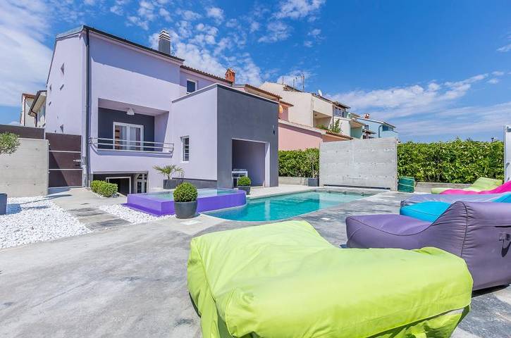 Stadtfinca mit privatem beheiztem Pool, Whirlpool, Gym in Pula-Medulin, Pula