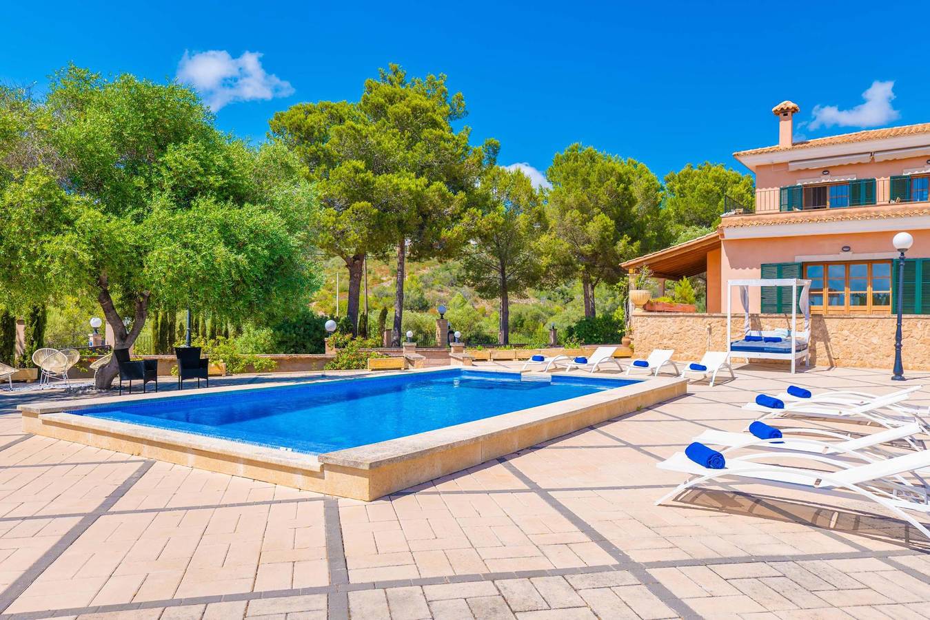 Imagine Villa - Villa mit privatem Pool und spektakulärem Bergblick - Kostenloses Wlan in Puntiró, Palma