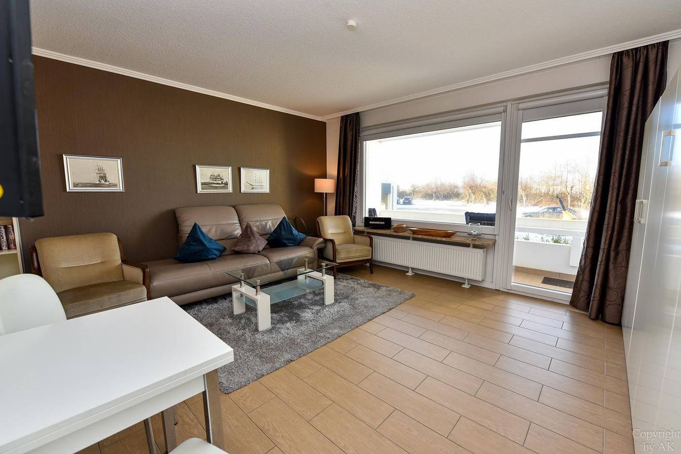 Ganze Wohnung, Komfortable Ferienwohnung im Haus Atlantic mit Balkon, Sauna und Strandlage in Cuxhaven in Döse, Cuxhaven