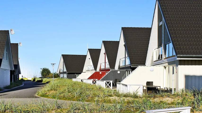 Ferienhaus für 5 Personen, mit Balkon und Terrasse sowie Sauna an der Kieler Bucht