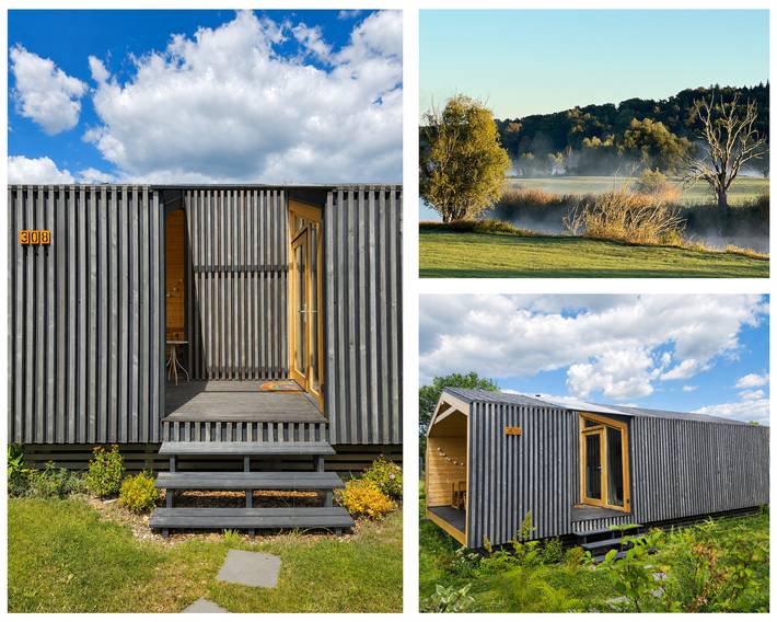 (308) Modernes Tiny House mit Naturblick in Bleckede, Mecklenburgisches Elbetal