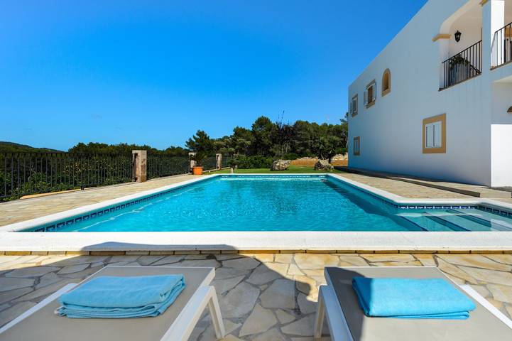 Preciosa villa "Can Roig" con Wifi, jardín, balcón, terrazas y piscina in Santa Eulària des Riu, Ibiza Este