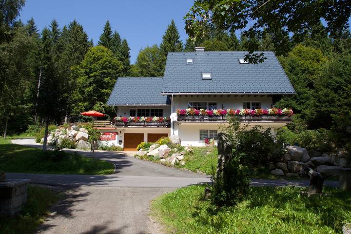 Zimmer 'Einzelzimmer Mit Du Wc' mit Bergblick, Gemeinschaftsterrasse und Wi-Fi in Blasiwald (Schluchsee), Schluchsee