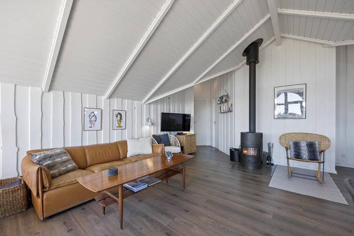 Ferienhaus mit Carport auf Naturgrundstück in Skodbjerge, Haurvig