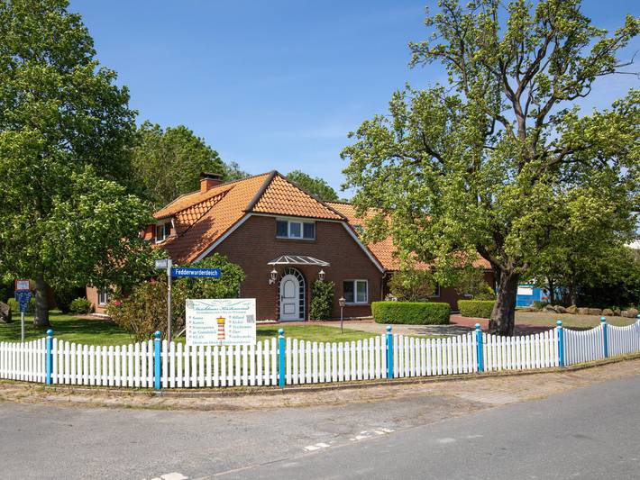 Ferienhaus für 20 Personen, mit Terrasse und Garten sowie Sauna an der Nordsee