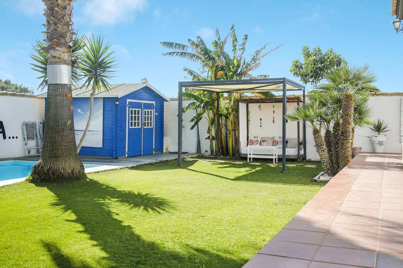 Familienfreundliches Chalet mit privatem Pool und Klimaanlage in Chiclana de la Frontera, Costa de la Luz