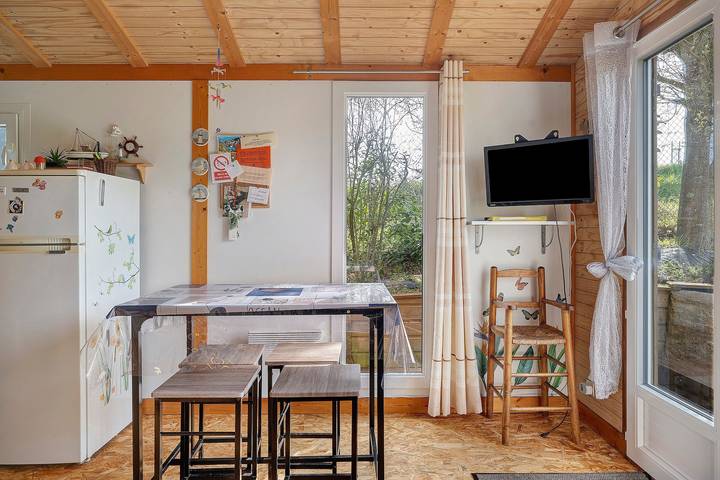 Chalet pour 4 personnes, avec bassin pour enfant et jardin en Bretagne - 3