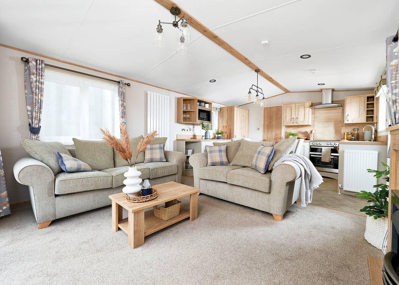 Diamond 2 Bed Caravan Hot Tub in Clarach Bay, Cardigan Bay