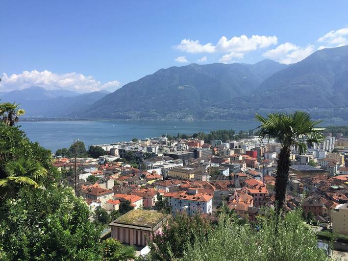 Ferienwohnung für 4 Personen, mit Balkon und Garten sowie Seeblick in Locarno - 2