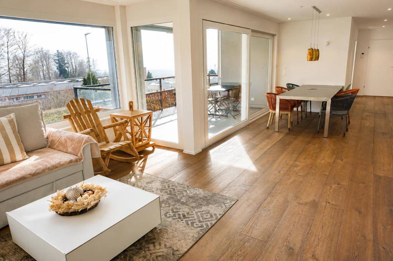 Ganze Wohnung, Swiss Horizon - Mythenblick - Modern 100m2 mit Alpenblick und Terrassen in Hinwil, Zürich Voralpen