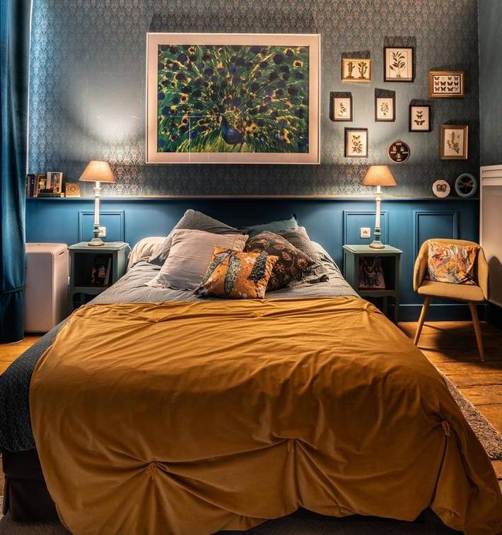 Chambre d’hôte pour 3 personnes, avec terrasse, animaux acceptés