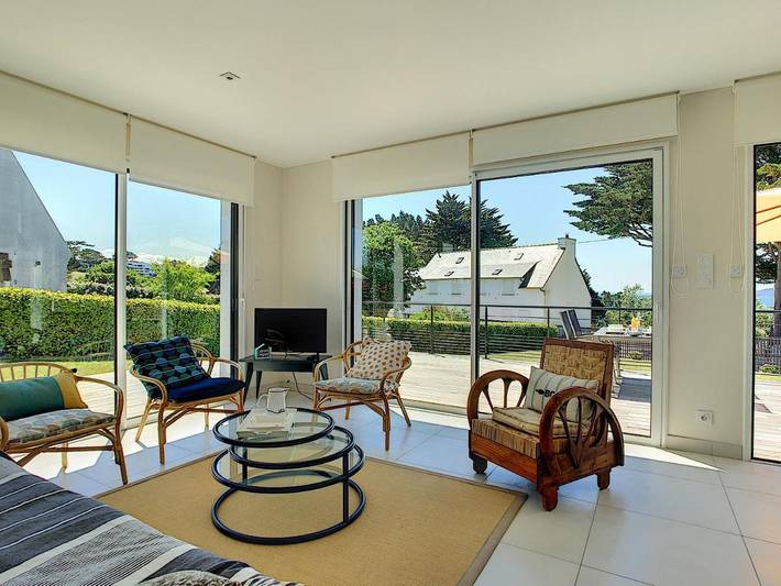 Location de vacances pour 6 personnes, avec jardin dans Plage de Postolonnec - 4