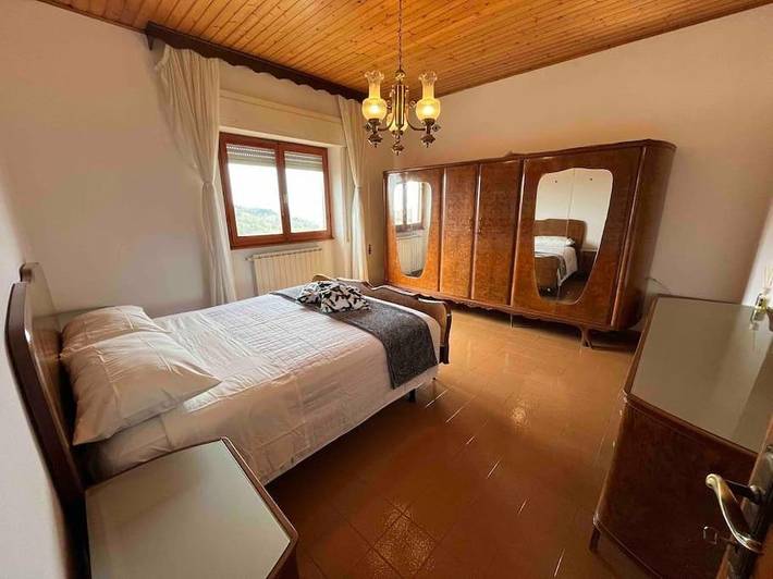 Ferienwohnung für 5 Personen, mit Balkon und Terrasse sowie Ausblick