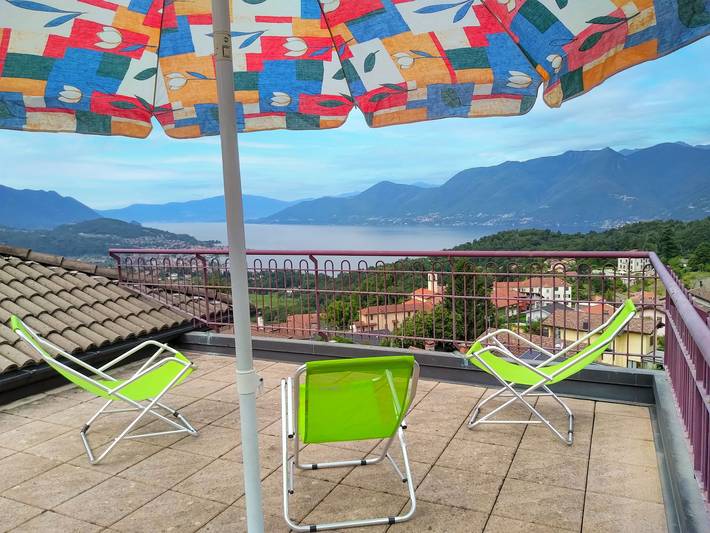 Ferienhaus für 4 Personen, mit Seeblick und Terrasse sowie Garten am Lago Maggiore - 2