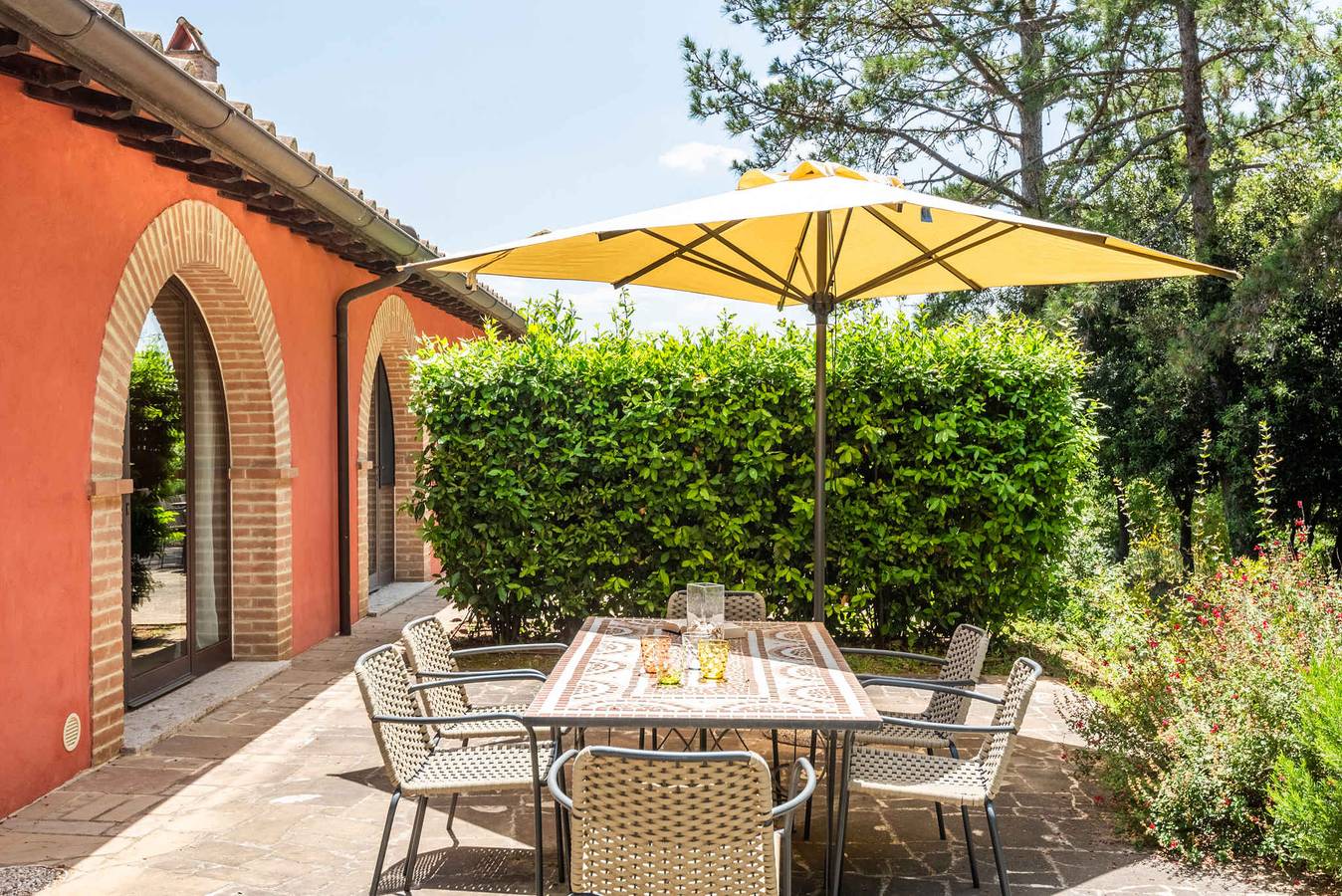 Geheel vakantieappartement, Vakantiewoning met terras, airco en internet  in Trequanda, Provincie Siena