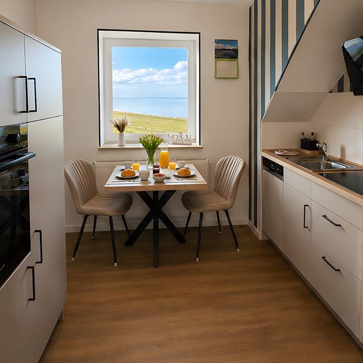 Ferienwohnung für 2 Personen, mit Garten und Seeblick auf den Nordfriesische Inseln - 3