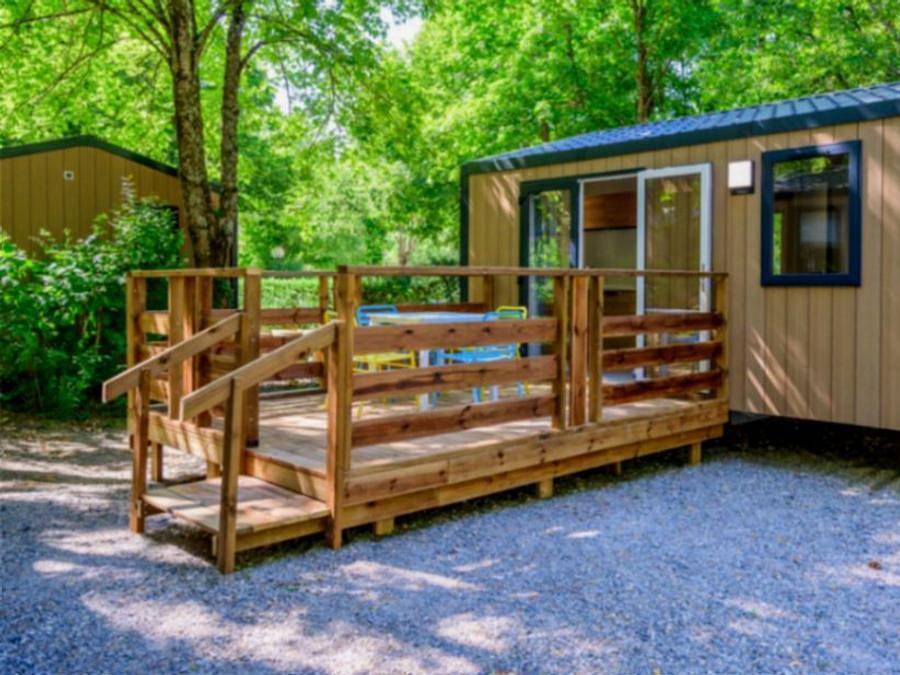 Camping Les Eaux Chaudes - Mobilheim 2 personen - Caprice Grand Confort 1 Zimmer in Digne-les-Bains, Alpes-de-Haute-Provence