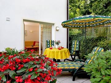 Ferienwohnung für 2 Personen, mit Garten und Terrasse, kinderfreundlich in Drei Kaiserbäder