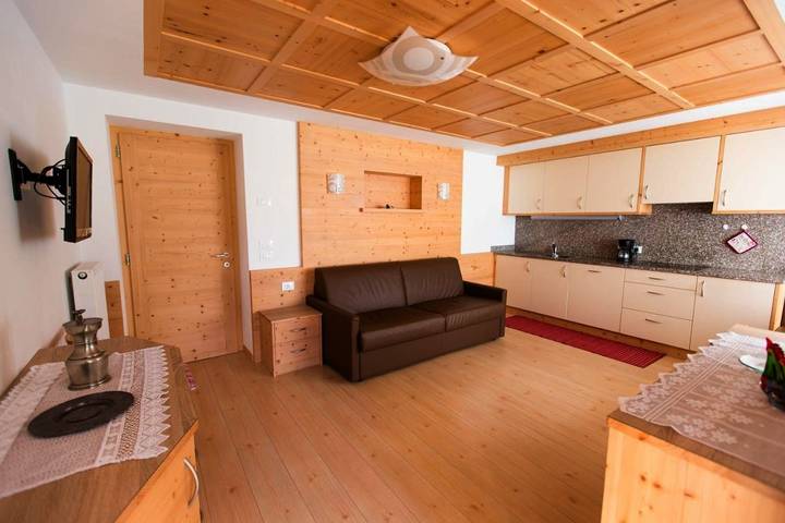 Ferienwohnung für 3 Personen, mit Garten und Ausblick in La Villa - 4