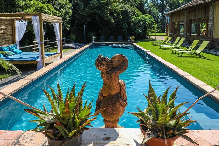 Gîte pour 3 personnes, avec piscine et vue ainsi que jardin et sauna à Saint-Sulpice-la-Pointe - 3