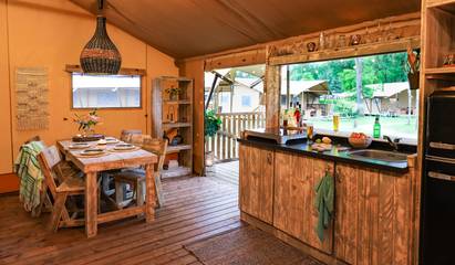 Glamping voor 5 Personen in Uden, Noord-Brabant, Afbeelding 2
