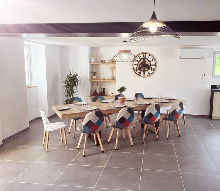 Gîte pour 10 personnes, avec piscine et terrasse dans Lasse - 4