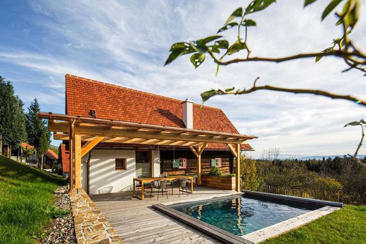 Ferienhaus für 4 Personen, mit Terrasse und Garten sowie Pool und Ausblick in Weststeiermark - 3