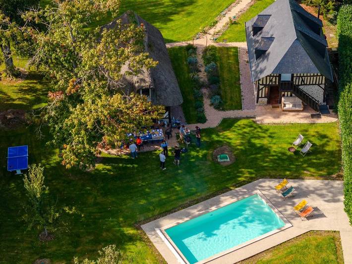 Location de vacances pour 11 personnes, avec piscine et jardin à Ablon - 3