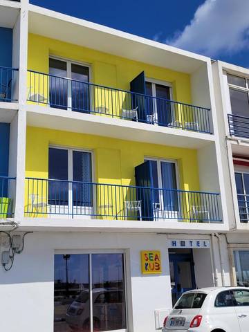 Hôtel pour 2 personnes, avec vue ainsi que jardin et balcon dans Plage de la Grande Conche