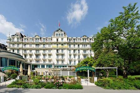 Eden Palace Au Lac - Chambre double Standard 2 pers. in Lac Léman (VD), Waadtland RDK