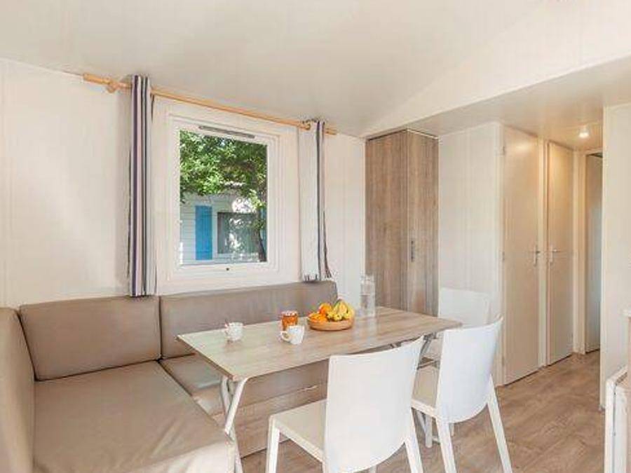 Camping Le Riva Bella  - Mobile home 6 persons - Comfort | 3 Bedrooms | 6 Pers | Raised terrace | Air conditioning in Ouistreham, Caen region