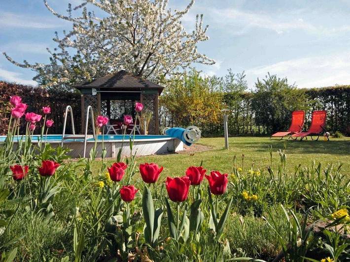 Ferienhaus für 10 Personen, mit Balkon und Terrasse sowie Garten und Pool in Rees - 2