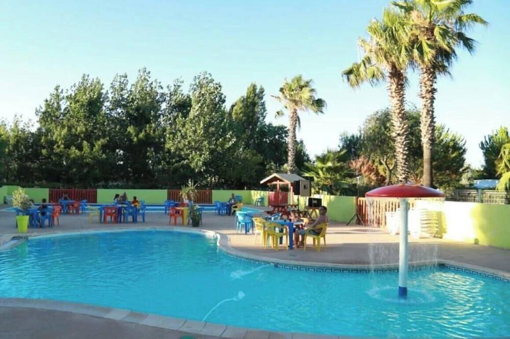 Zecamping 4* familial piscine chiens acceptés bien-être tente Bbq 25m2 in Villeneuve-lès-Béziers, Costa mediterránea (Francia)