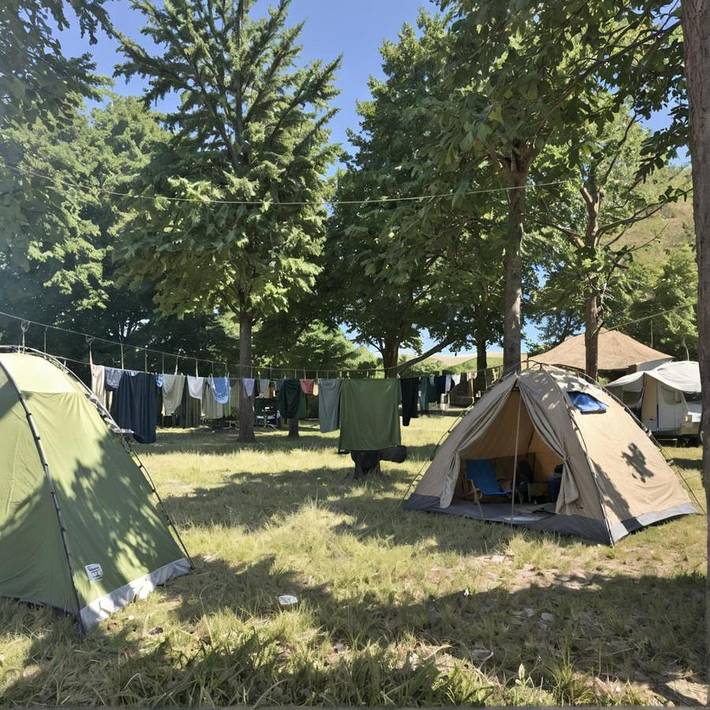 Camping für 4 Personen, mit Garten am Gargano - 2