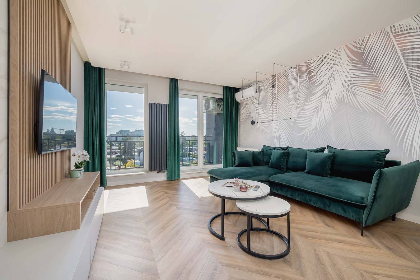 Ganze Wohnung, Air-conditioned Apartment | 2 Bedrooms, Parking, Workspace in Tichau, Schlesien