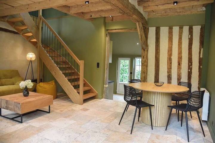 Gîte pour 4 personnes, avec jardin à Boudeville