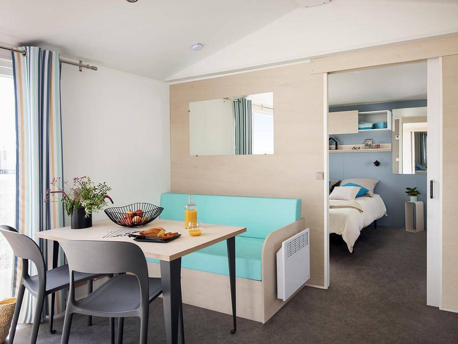 Camping L' Aiguille Creuse - Mobilheim 4 personen - Life Sunêlia Confort 2 Zimmer - zugänglich für Personen mit eingeschränkter Mobilität in Les Loges, Le Havre und Umgebung
