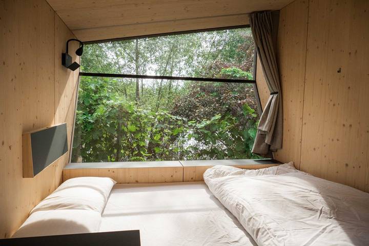 Ferienhaus für 2 Personen, mit Ausblick und Terrasse sowie Seeblick in Rheinebene - 2