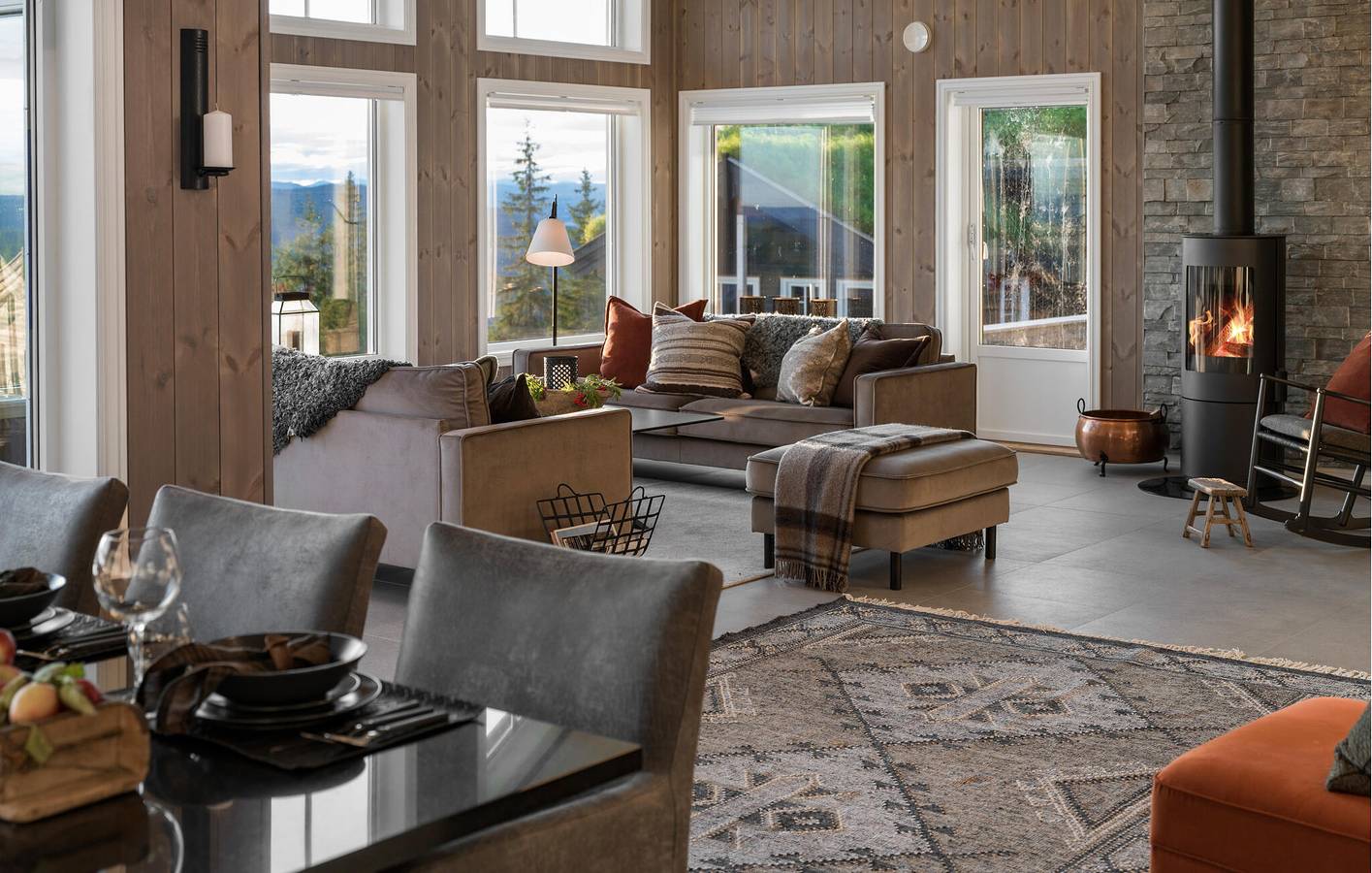 Ferienhaus für 8 Personen mit Terrasse in Hafjell, Øyer