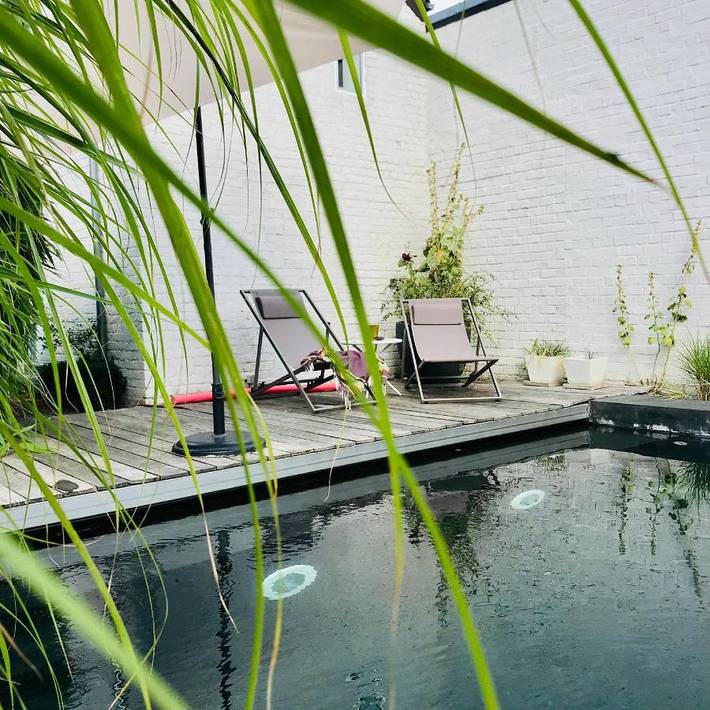 Chambre d’hôte pour 2 personnes, avec Terrasse et Jardin ainsi que Piscine et Vue à Profondeville
