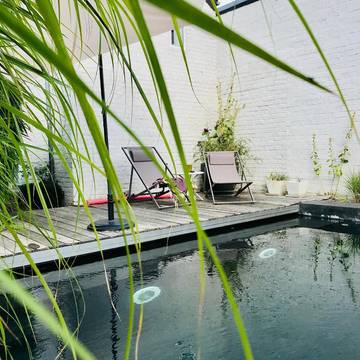 Cottage pour 2 personnes, avec jardin ainsi que vue et piscine à Profondeville